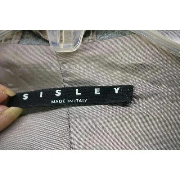 Sisley-Made in Italy-Women's Virgin Wool Skirt Suit-Size 42-44-Business-Office - Picture 6 of 16